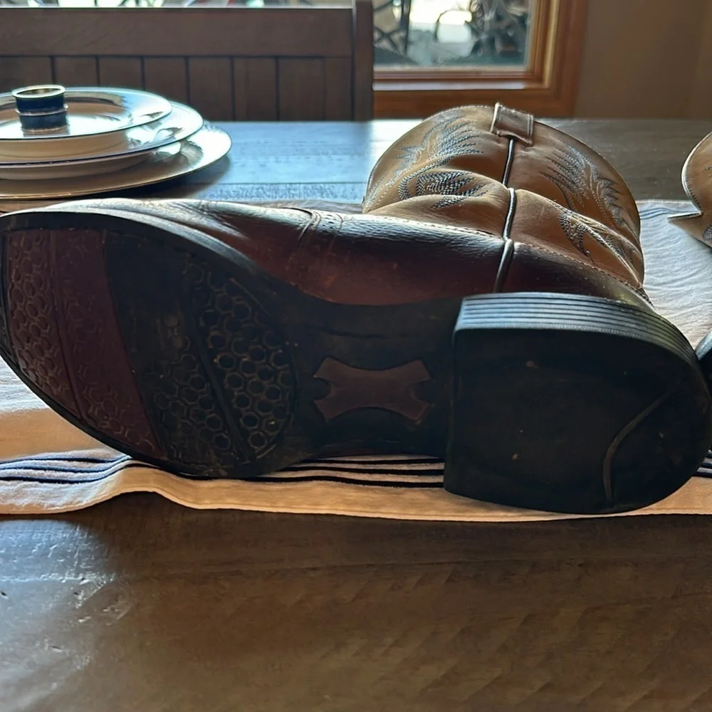 Ariat Heritage Stockman Western Boots Men’s Size US 10.5 EE Brown 10002252